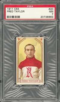 1911-12 C55 Imperial Tobacco #20 Fred "Cyclone" Taylor – PSA NM 7
